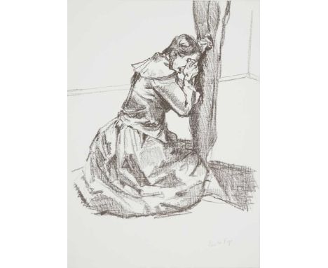 § PAULA REGO R.A. (BRITISH/PORTUGESE 1935-2022) CRYING (JANE EYRE SERIES) - 2001 Lithograph, aside from the edition of 35 +14