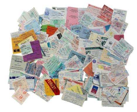 X80 MIXED 1980S ENGLISH FOOTBALL TICKET STUBS, MIXED SELECTION OF CLUBS, DUPLICATION NOTED, GENERALLY GOOD. INCLUDES WEDNESDA