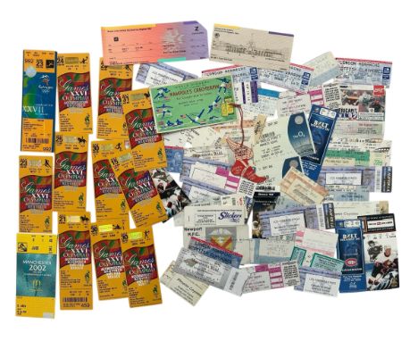 X50 PLUS US SPORTS/OLYMPICS MIXED SPORTS TICKET STUBS, 1930S NOTED, SOME UNUSED, BASEBALL/ HOCKEY/ BASKETBALL/ AMERICAN FOOTB