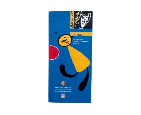 1999 CHAMPIONS LEAGUE FINAL MANCHESTER UNITED VERSUS BAYERN MUNICH FOOTBALL TICKET STUB PLUS STADIUM PLAN, BARCELONA FINAL, T