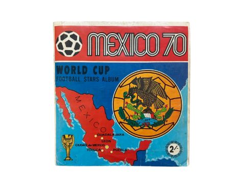 1970 WORLD CUP MEXICO PANINI ALBUM, INCLUDES PELE/ BOBBY CHARLTON/ UWE SELLER/ FRANZ BECKENBAUER/ FERENC PUSKAS/ EUSEBIO/ GAR