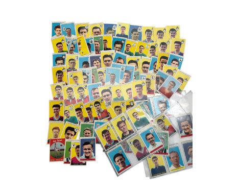 X90 1958 A&amp;BC FOOTBALL PLANET CARDS, MISCELLANEOUS MIX, DUPLICATION NOTED, CLUBS INCLUDE WEST BROMWIH/ BOLTON/ LUTON/ TOT