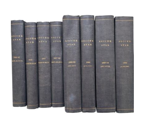 X8 1960s SOCCER STAR BOUND VOLUMES, HUGE SELECTION, GREAT RUN OF 1960S, 1966/67, 1968, 1967, 1967/68, 1968/69, 1968, 1969/70,