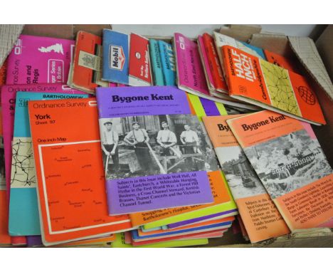 A miscellaneous collection of Ordnance Survey maps and others, mainly 1970s and later together with further monthly journals 