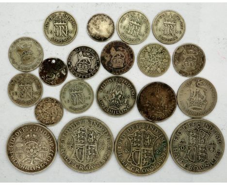 Collection of mixed silver coins, combined 100g. P&amp;P Group 1 (£14+VAT for the first lot and £1+VAT for subsequent lots) 