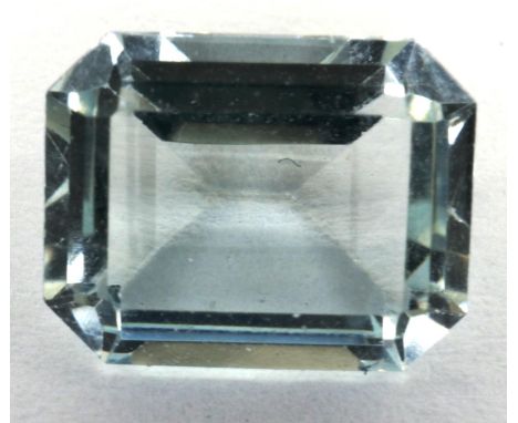 Loose gemstone, aquamarine, 1.12cts. P&amp;P Group 1 (£14+VAT for the first lot and £1+VAT for subsequent lots) 