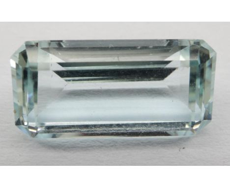 Loose gemstone, aquamarine, 2.88cts. P&amp;P Group 1 (£14+VAT for the first lot and £1+VAT for subsequent lots) 