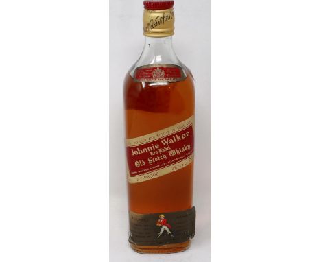 Johnnie Walker red label Old Scotch whisky, 788ml, 70% proof. P&amp;P Group 2 (£18+VAT for the first lot and £3+VAT for subse