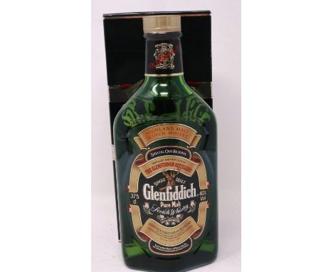 Glenfiddich pure malt Scotch whisky, 375cl, 40% proof, boxed. P&amp;P Group 1 (£14+VAT for the first lot and £1+VAT for subse