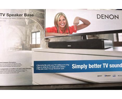 Denon TV speaker base, model no DHT-100. Not available for in-house P&amp;P 