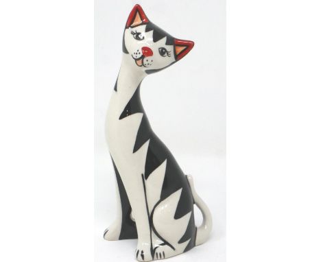 Lorna Bailey cat, H: 16 cm, no cracks or chips. P&amp;P Group 1 (£14+VAT for the first lot and £1+VAT for subsequent lots) 