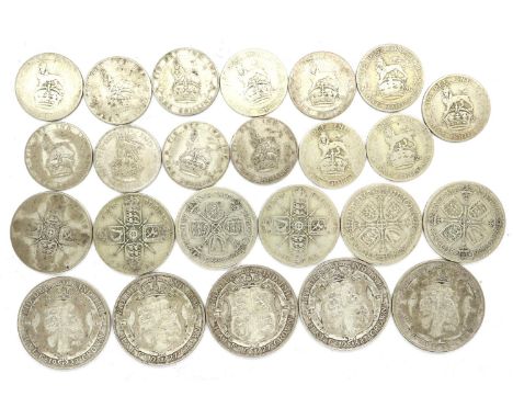 Quantity of mixed silver coins, combined 205g. P&amp;P Group 1 (£14+VAT for the first lot and £1+VAT for subsequent lots) 