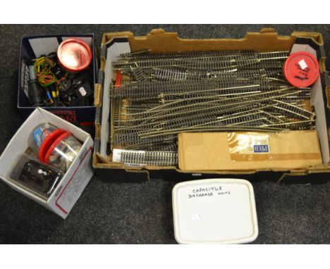 Model Railway Interest - tracks; rail joiners; points; discharge units ; etc qty 