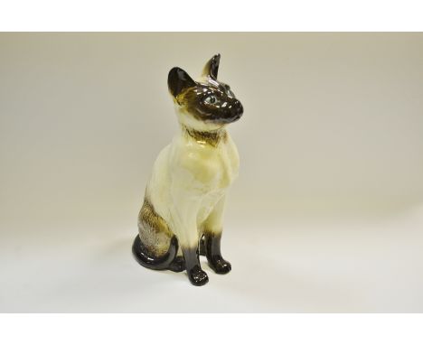 A Beswick fireside model, Siamese Cat seated, 2139 impressed to base