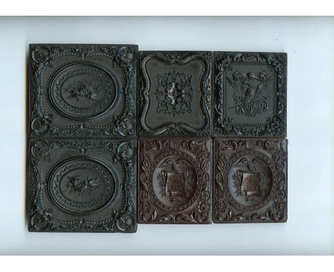 Bird Union Cases, 2-63, Scarce,  G, some chipping, one hinge loose and cracked nearby, Littlefield Parson &amp; Co, Nesting B