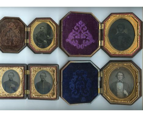 Geometric Union Cases, 3-218, Scarce, G-VG, Scovill Manufacturing Co, Geometric/Scroll, circa 1856, 81mm x 96mm, Daguerreotyp