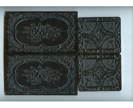 Floral Union Cases,  2-5, Scarce, G, one flake by catch, Holmes Booth & Hayden, Bountiful Harvest, circa 1860, 160mm x 100mm,