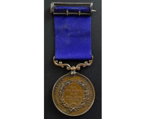 Royal Humane Society bronze medal Mabel Andrews June 1887 in original presentation caseProvenance; Part of a single owner pri