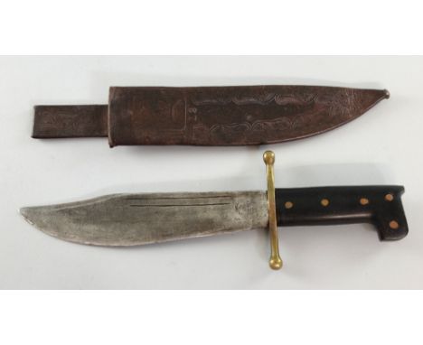 REVISED DESCRIPTION: A rare American Marine Corp knife signed Collins &amp; Co Model 'Carsons Raiders'  Knife  9.25 inch clip