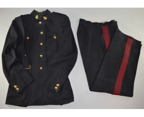 Navy blue Royal Army Military Corps uniform for Capt. with BAOR flashes,