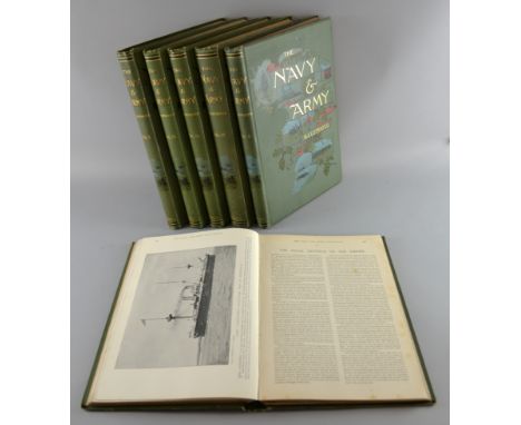 Six Volumes Navy & Army Illustrated  Published Hudson & Kearns London