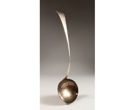 A GEORGE III SOUP LADLE. London 1801.