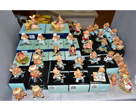 A COLLECTION OF PENDELFIN RABBITS, mostly boxed except where mentioned, comprising two 'Betty' (Collectors Club 2007), four '