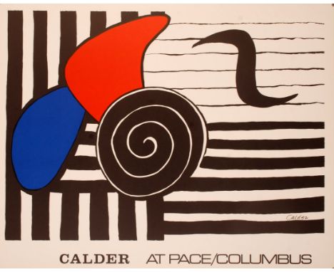 ALEXANDER CALDER
Titled - Helisse
Lithograph 
Signed in the print
58.5 x 73.5cm
