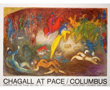 MARC CHAGALL
Offset lithograph 
1977
Signed in the print
63.5 x 85cm

