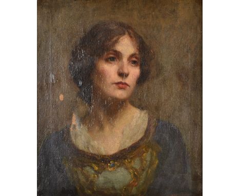 After STANHOPE ALEXANDER FORBES
Portrait of a woman
Oil on canvas
Bears signature
50 x 43cm
 Condition Report: Condition issu