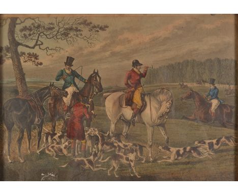 R.G. REEVE after H. ALKEN
Four hunting prints
23 x 32cm