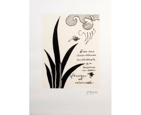 GEORGE BRAQUE
Dans Deux Choses Estime
Offset lithograph
Signed in the print
60 x 45cm