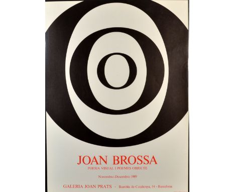 JOAN BROSSA
Exhibition poster
Lithograph
Dated 1989
56 x 76cm