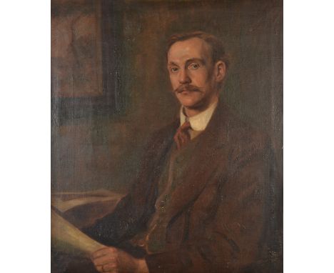 O. W. SMITH 
Portrait of a young gentlemen
Oil on canvas
Signed and dated 1912
76 x 66cm