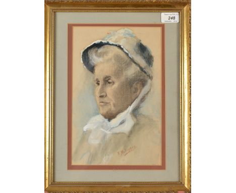 B.M. VIGERS
Portrait of an Old Woman
Pastel
Signed
29 x 18.5cm