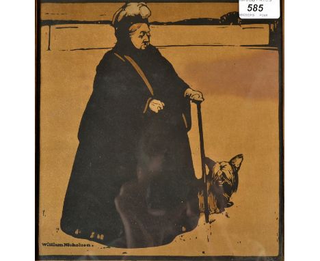 WILLIAM NICHOLSON
H.M. the Queen
Lithograph
25 x 22cm Condition Report: There is reflection on the glass, staining on upper r