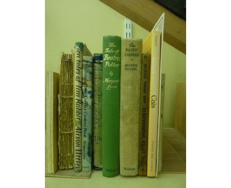 A small collection of vintage children's books including Beatrix Potter - The Fairy Caravan, The Tale of Beatrix Potter by Ma