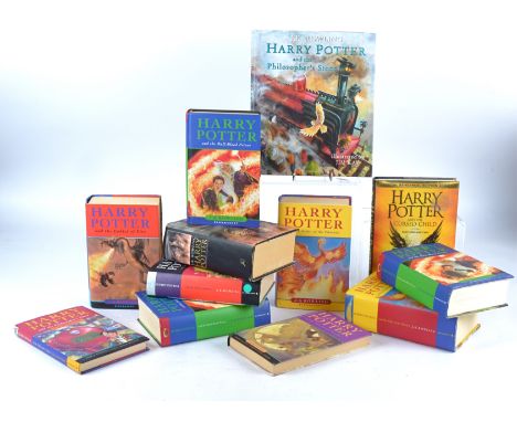 A Group of Harry Potter First Editions and later editions, consisting of three First editions of the Half-Blood Prince with m
