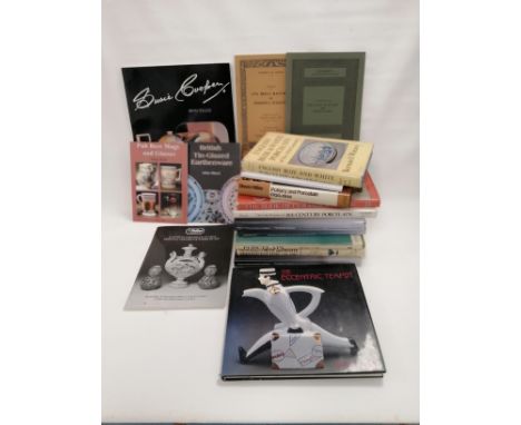 A small quantity of reference books and catalogues on the subject of ceramics,  to include catalogues for the Watney collecti
