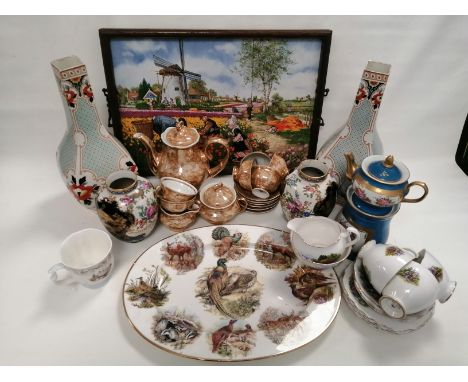 A turquoise ground French porcelain teapot warmer, with cartouches of flowers and gilt heightening, the base marked ' Edition