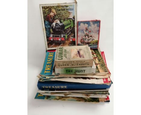 A quantity of 1960's 'Treasure' magazines full of stories and informative articles for children,  together with a 1953 Illust