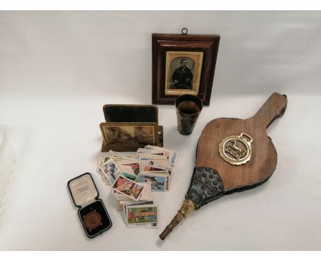 A small group of late 19th and early 20th Century collectables,  to include a Victorian Caledonian Challenge Shield medal in 