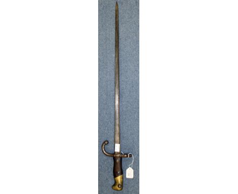 French bayonet dated 1875. No scabbard.