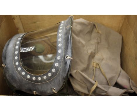 WW2 British Home Front Babies Respirator in it's original cardboard box of issue. Dated 1939. Complete with Home Office Anti 