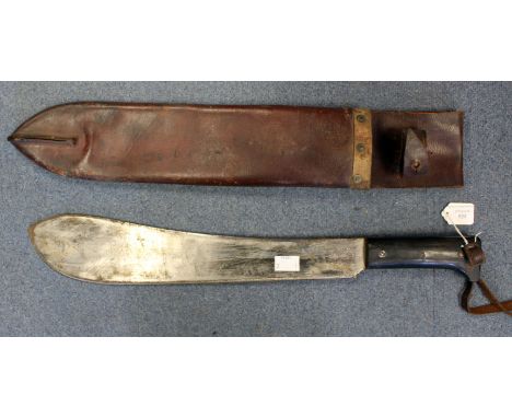 World War Two US Army Machette and scabbard by Collins dated 1944 