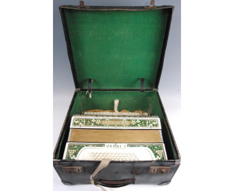 A Honer Verdi I piano accordion, in fitted case.