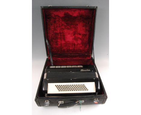 A Baile piano accordion, in fitted case.