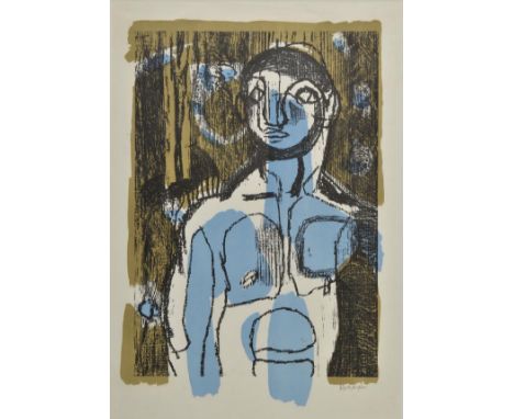 *@Vaughan (Keith, 1912-1977). Blue Boy, 1949,  colour lithograph on wove paper, signed in pencil, image size 460 x 310 mm (18