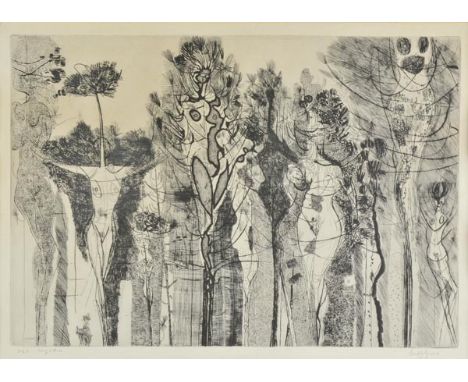 *Gross (Anthony, 1905-1984). Dryads,  etching, signed, titled and numbered 11/50, plate size 34.5 x 49.5 cm (13.5 x 19.5 ins)