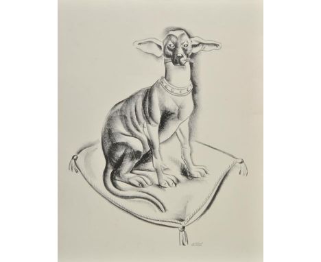 *Gellert (Hugo, 1892-1985). Living Art,  lithograph from Comrade Gulliver (1935), signed in pencil to lower margin, 46 x 35.5